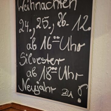 Weihnachten und Silvester